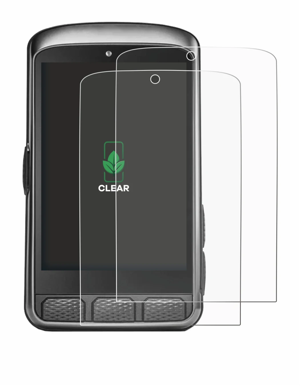 Image of the device Wahoo Elemnt ACE with a wide variety of screen protectors.
