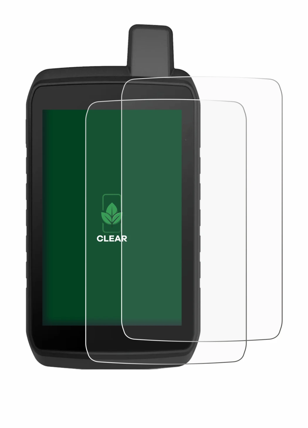 Image of the device Garmin Montana 710 with a wide variety of screen protectors.