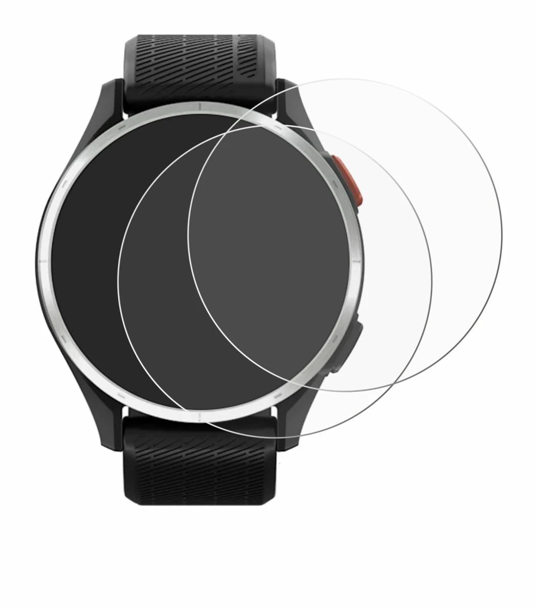 Image of the device Garmin Approach S44 with a wide variety of screen protectors.