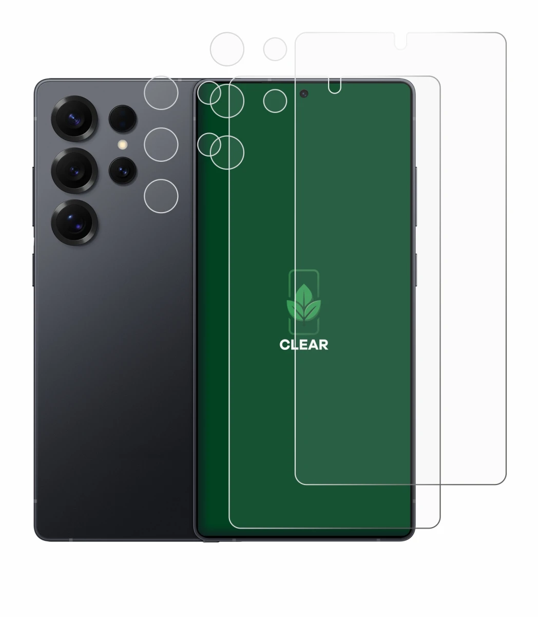 Image of the device Samsung Galaxy S25 Ultra Enterprise Edition (Front+Camera) with a wide variety of screen protectors.