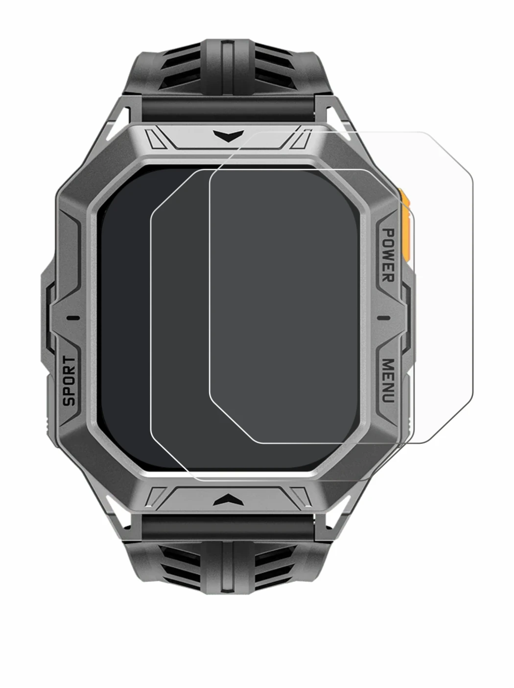 Image of the device Stahlgear Thor 2.0 with a wide variety of screen protectors.