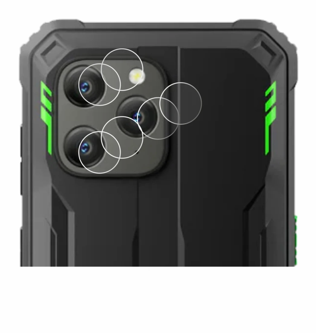 Image of the device Blackview BV5300 Plus (ONLY Camera Lens) with a wide variety of screen protectors.