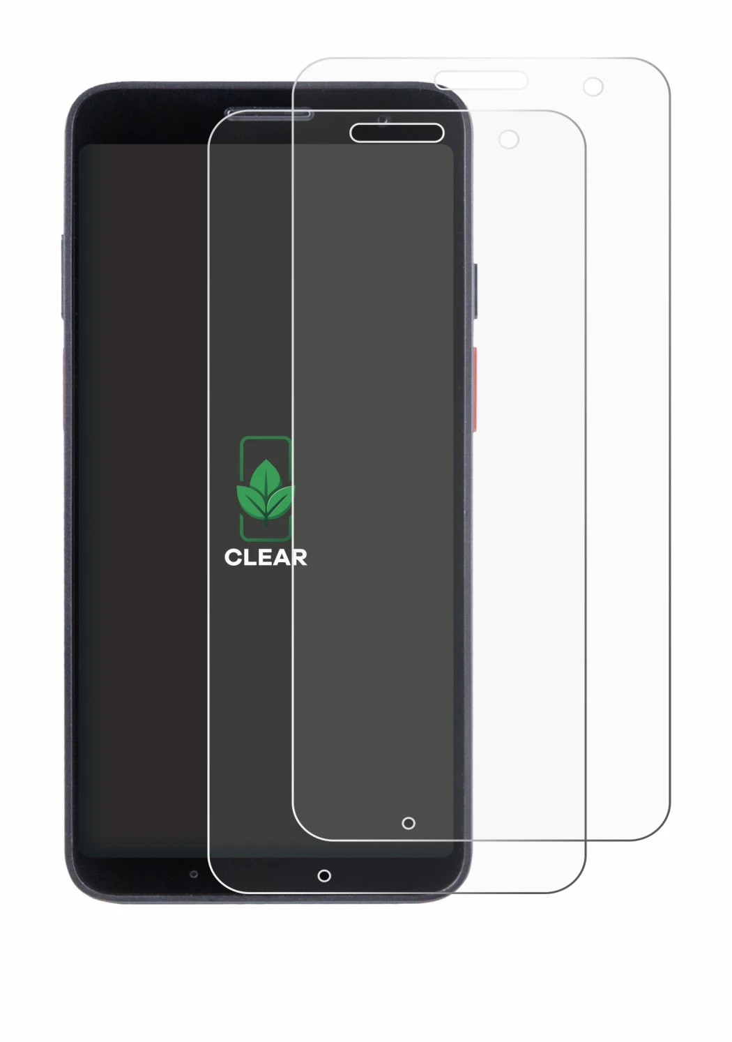 Image of the device Honeywell CT37 with a wide variety of screen protectors.