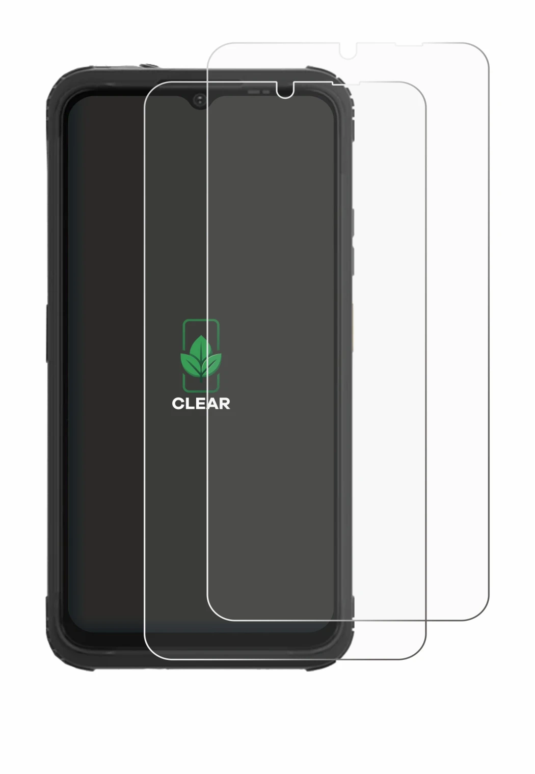 Image of the device AGM H Max with a wide variety of screen protectors.