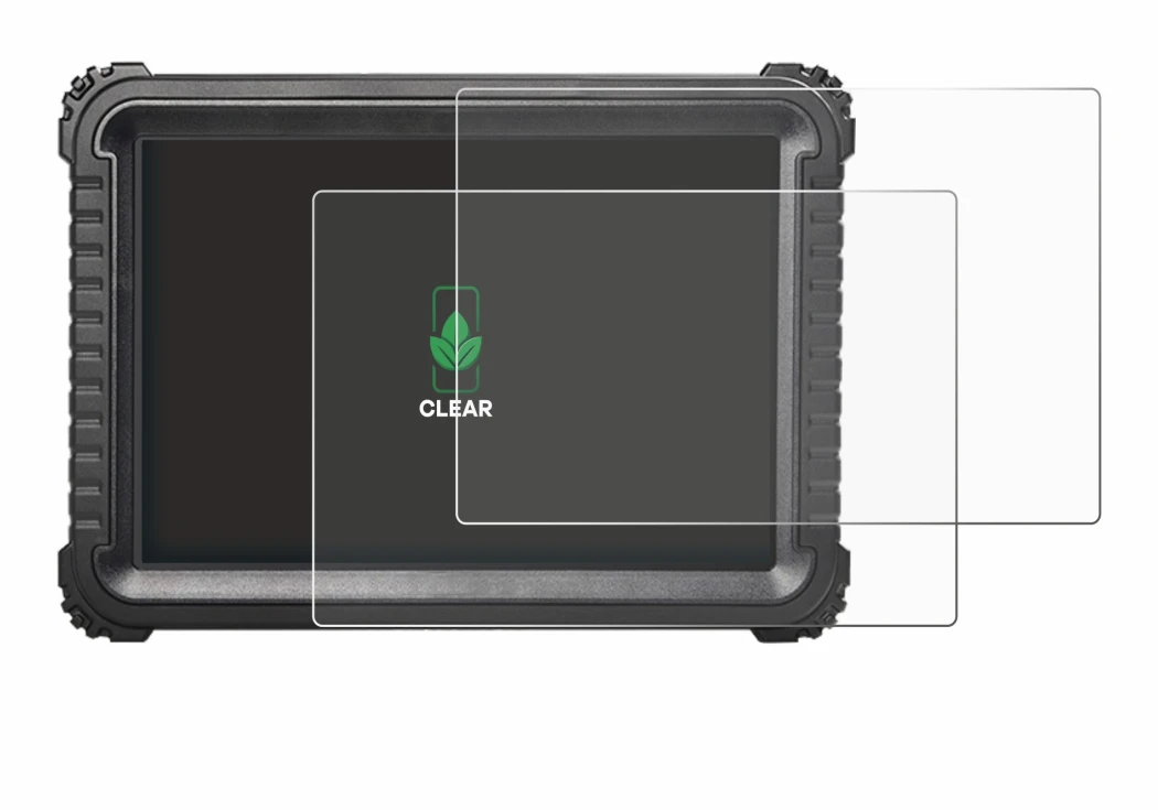 Image of the device iCarsoft CR Ultra with a wide variety of screen protectors.