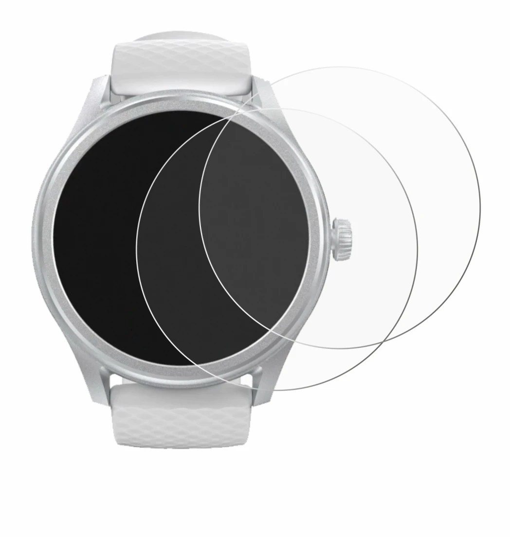 Image of the device Hama Smartwatch 5010 with a wide variety of screen protectors.