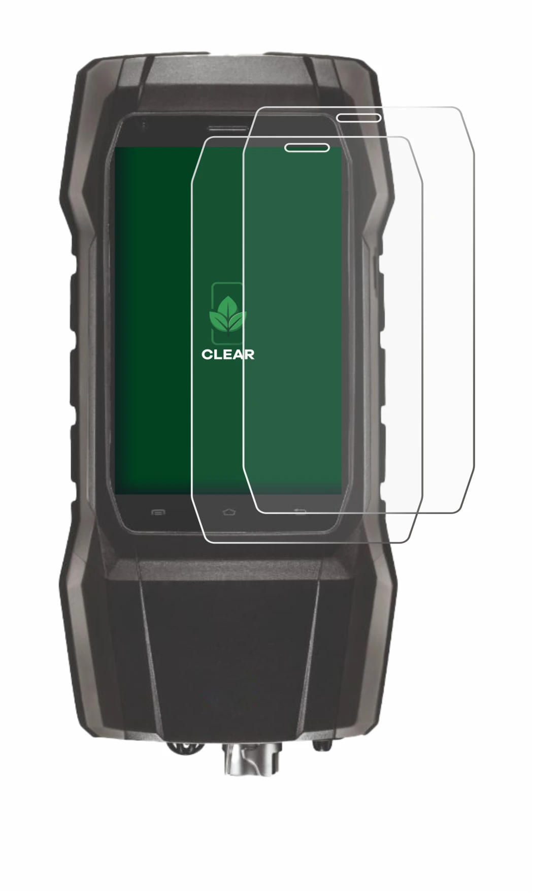 Image of the device Testo 300 with a wide variety of screen protectors.