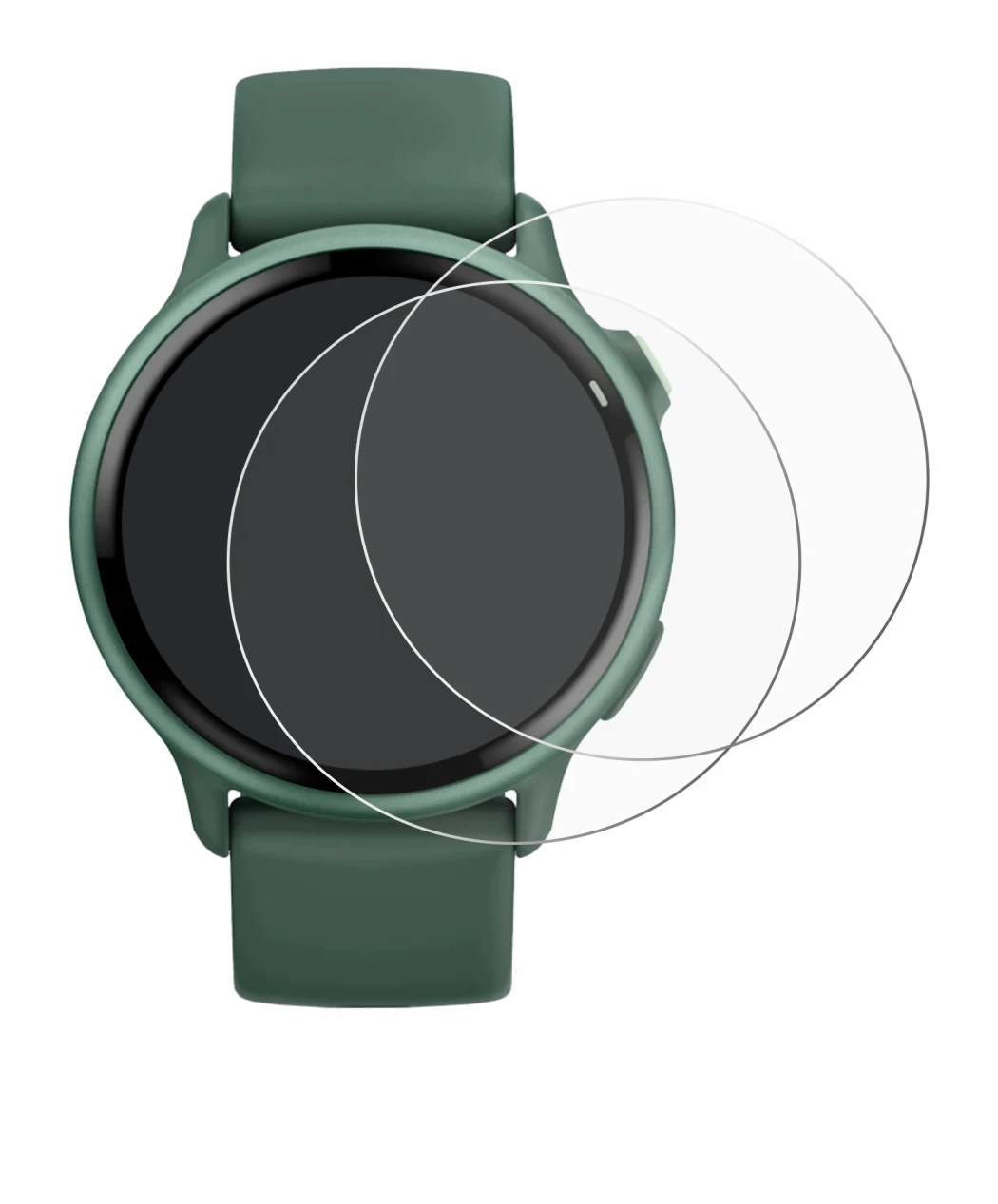 Image of the device Garmin vivoactive 6 with a wide variety of screen protectors.