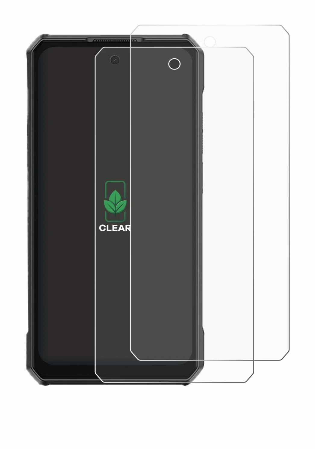 Image of the device Ulefone Armor 30 Pro with a wide variety of screen protectors.