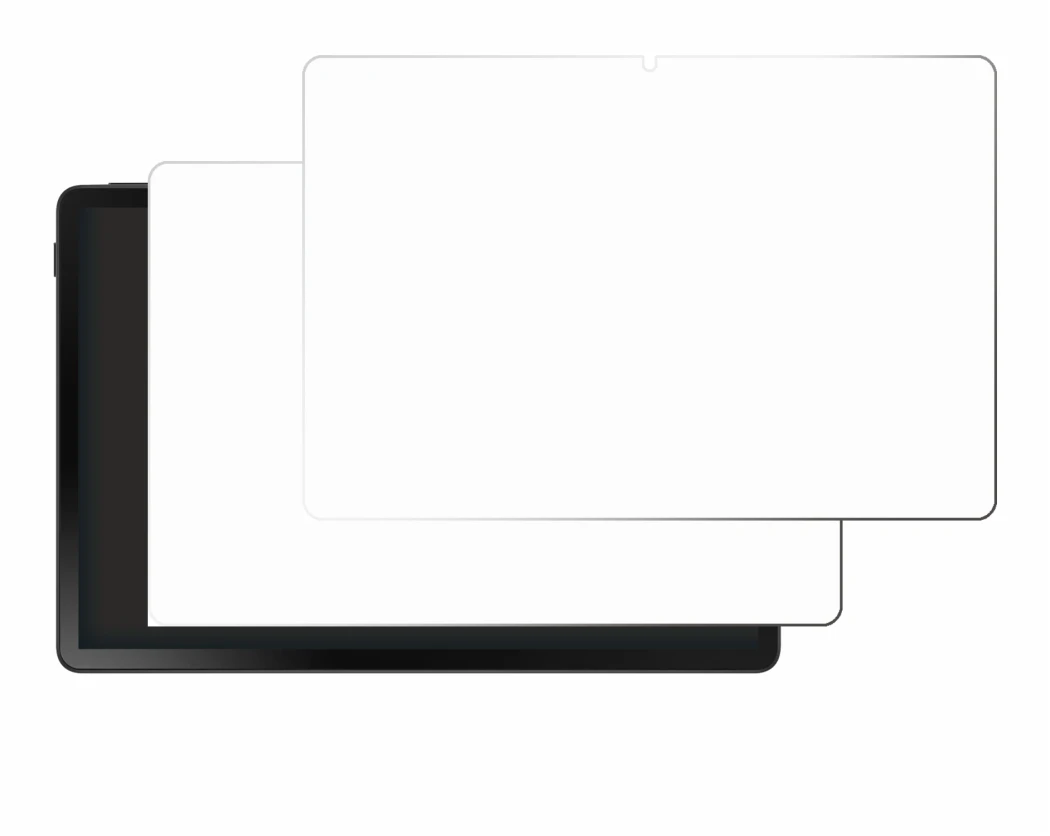 Image of the device Doogee U11 Pro with a wide variety of screen protectors.