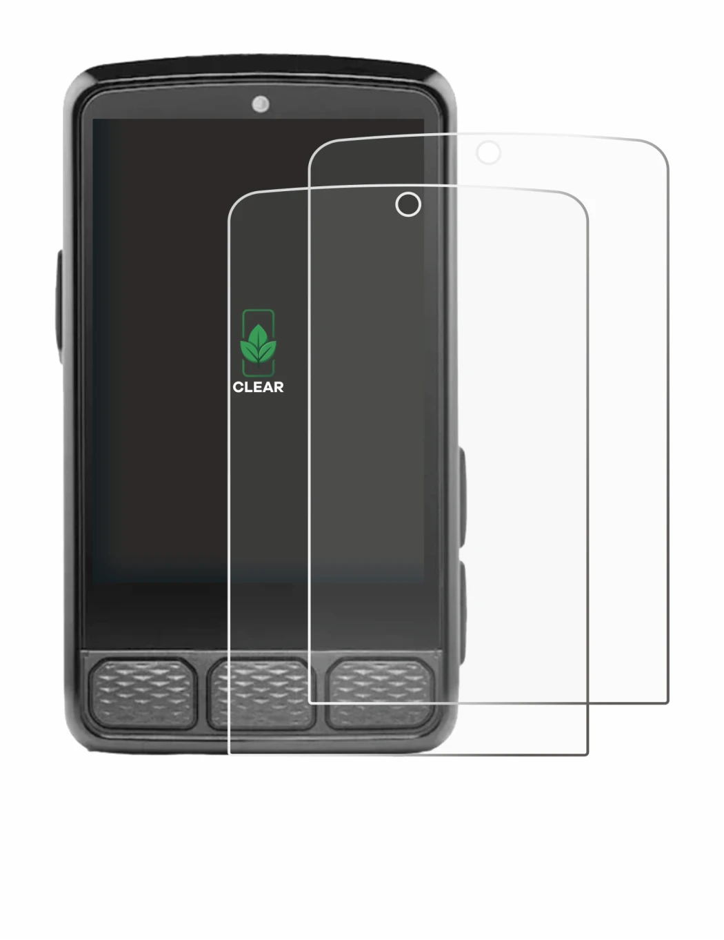 Image of the device Wahoo Elemnt Roam V3 with a wide variety of screen protectors.