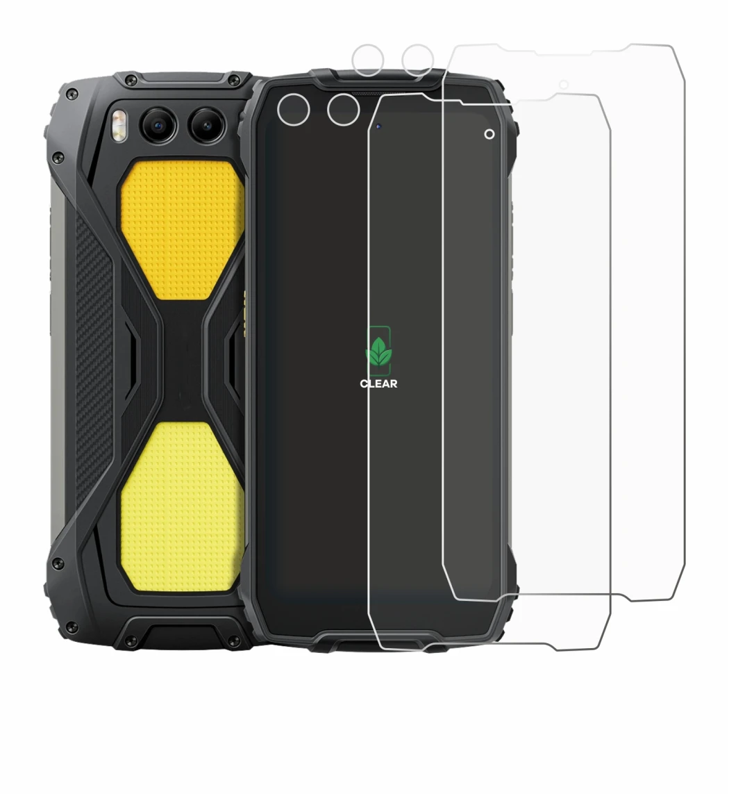 Image of the device Blackview BV7300 (Front+Camera) with a wide variety of screen protectors.