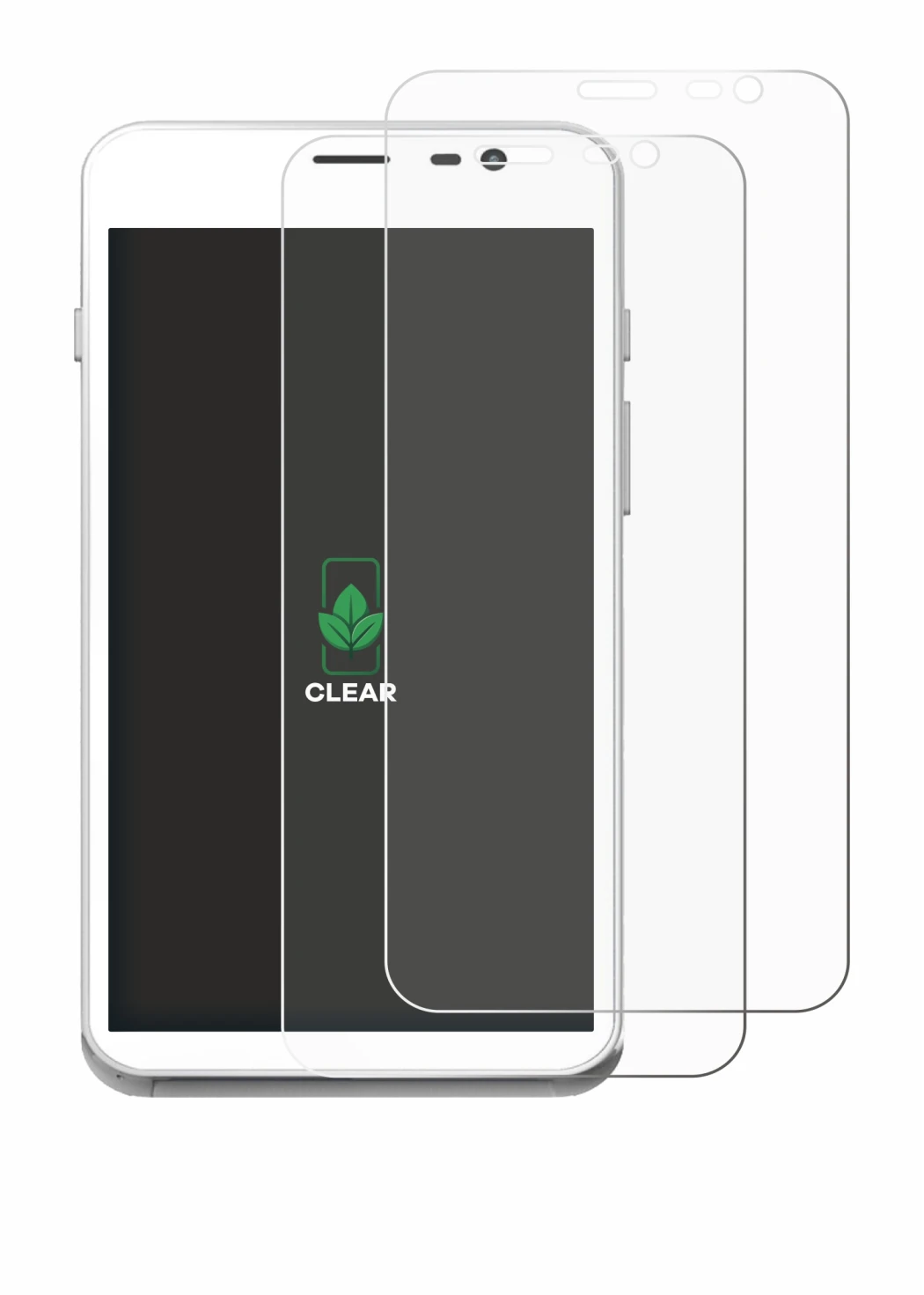 Image of the device Pax CCV Fly A77 with a wide variety of screen protectors.