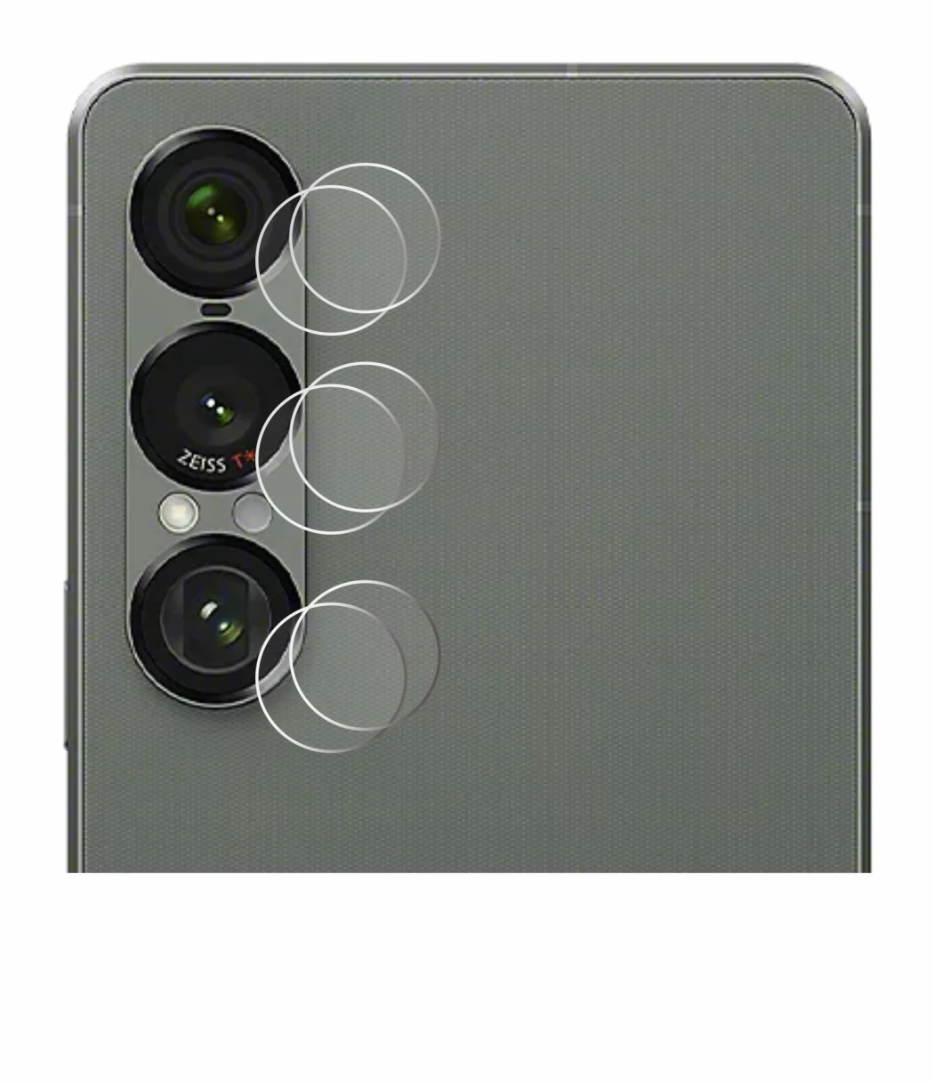 Image of the device Sony Xperia 1 VII (ONLY Camera Lens) with a wide variety of screen protectors.