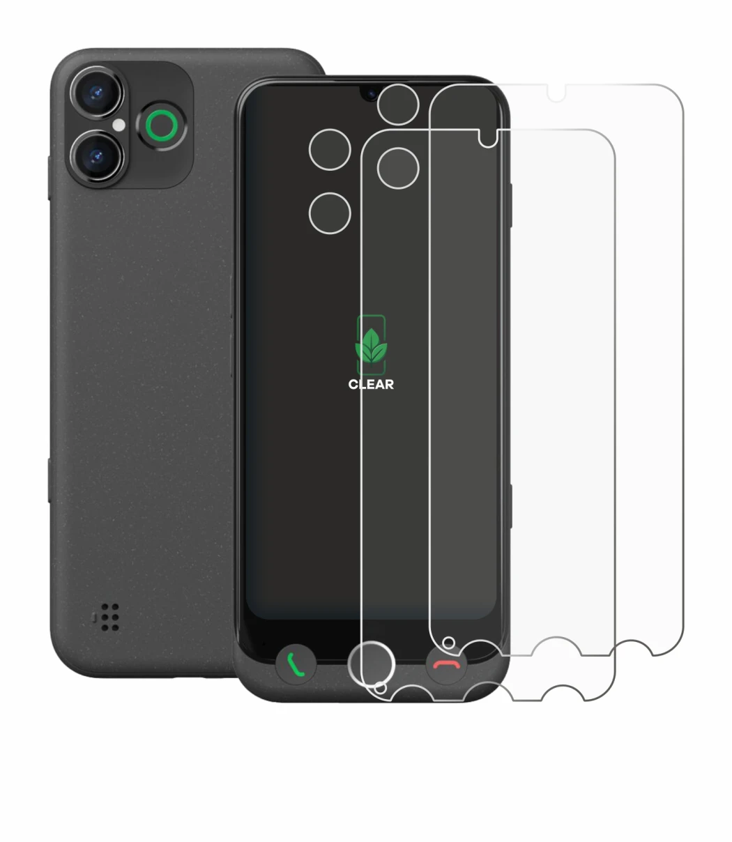 Image of the device Doro Aurora A30 (Front+Camera) with a wide variety of screen protectors.