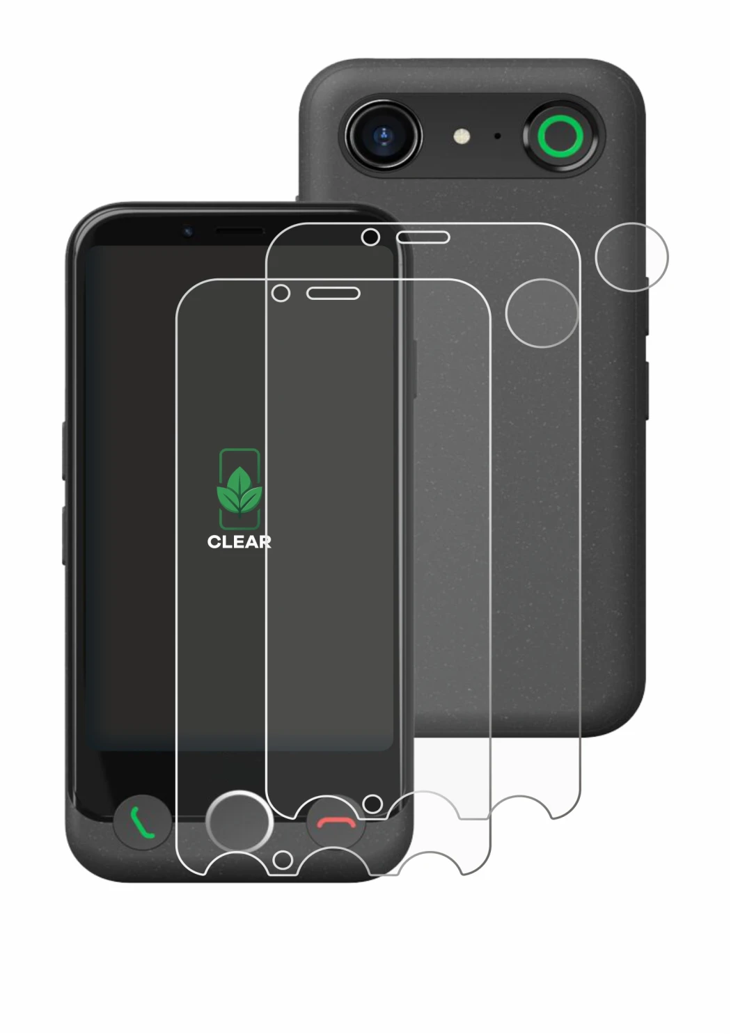 Image of the device Doro Aurora A10 (Front+Camera) with a wide variety of screen protectors.