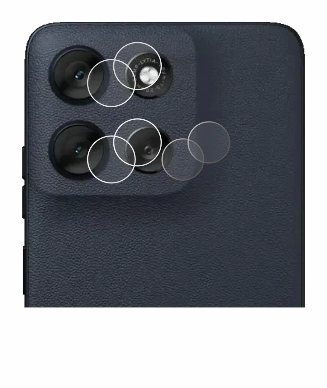 Image of the device Motorola Moto G56 (ONLY Camera Lens) with a wide variety of screen protectors.