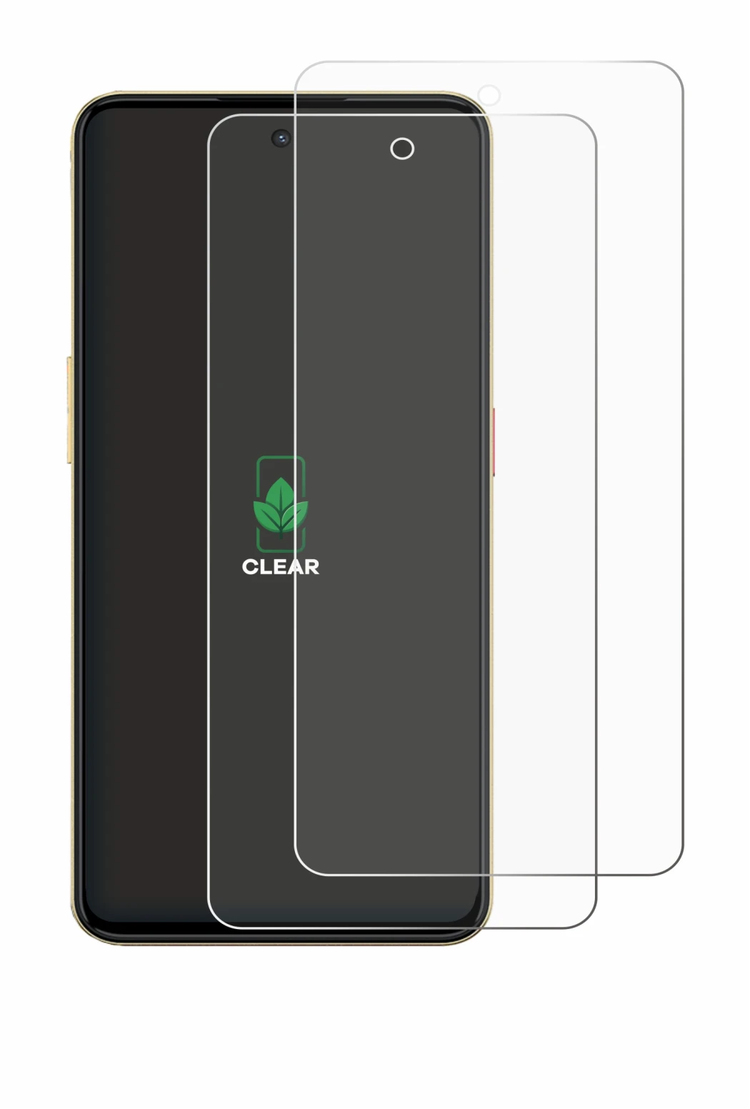 Image of the device Nubia Neo 3 with a wide variety of screen protectors.