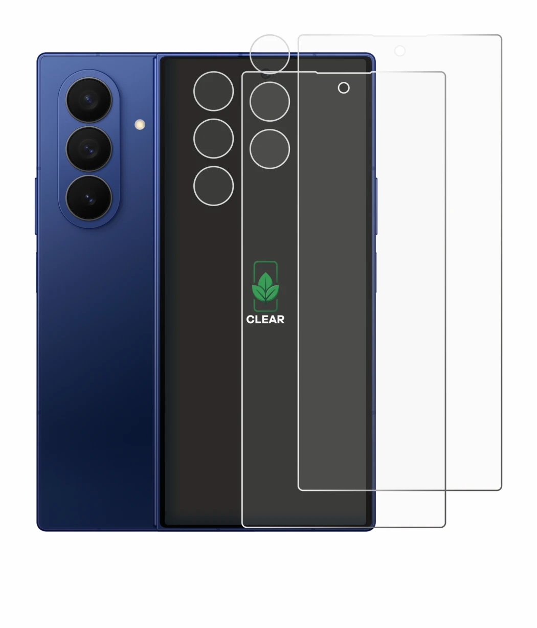 Image of the device Samsung Galaxy Z Fold 7 (Front+Camera) with a wide variety of screen protectors.