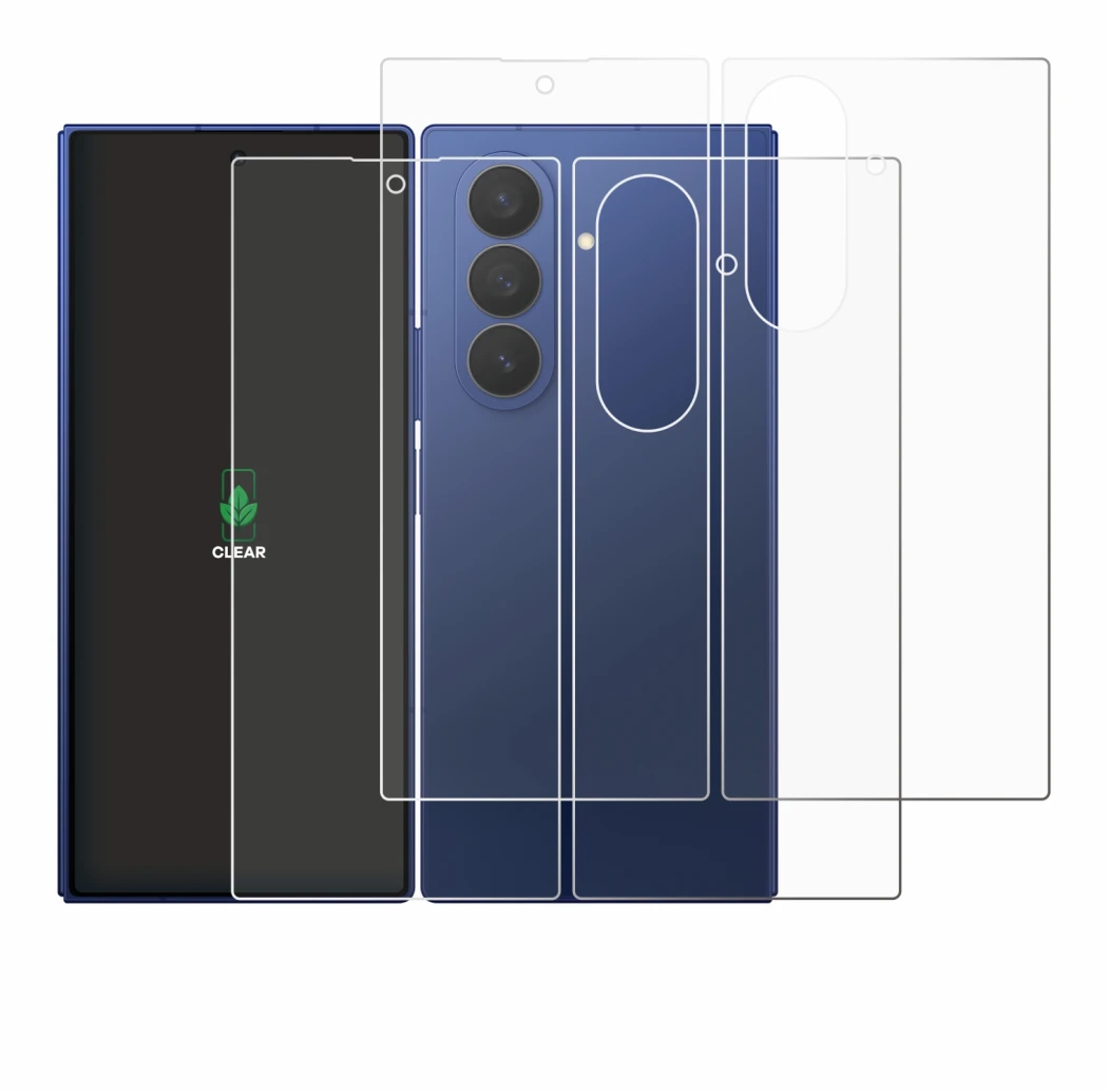 Image of the device Samsung Galaxy Z Fold 7 (Front+Back) with a wide variety of screen protectors.