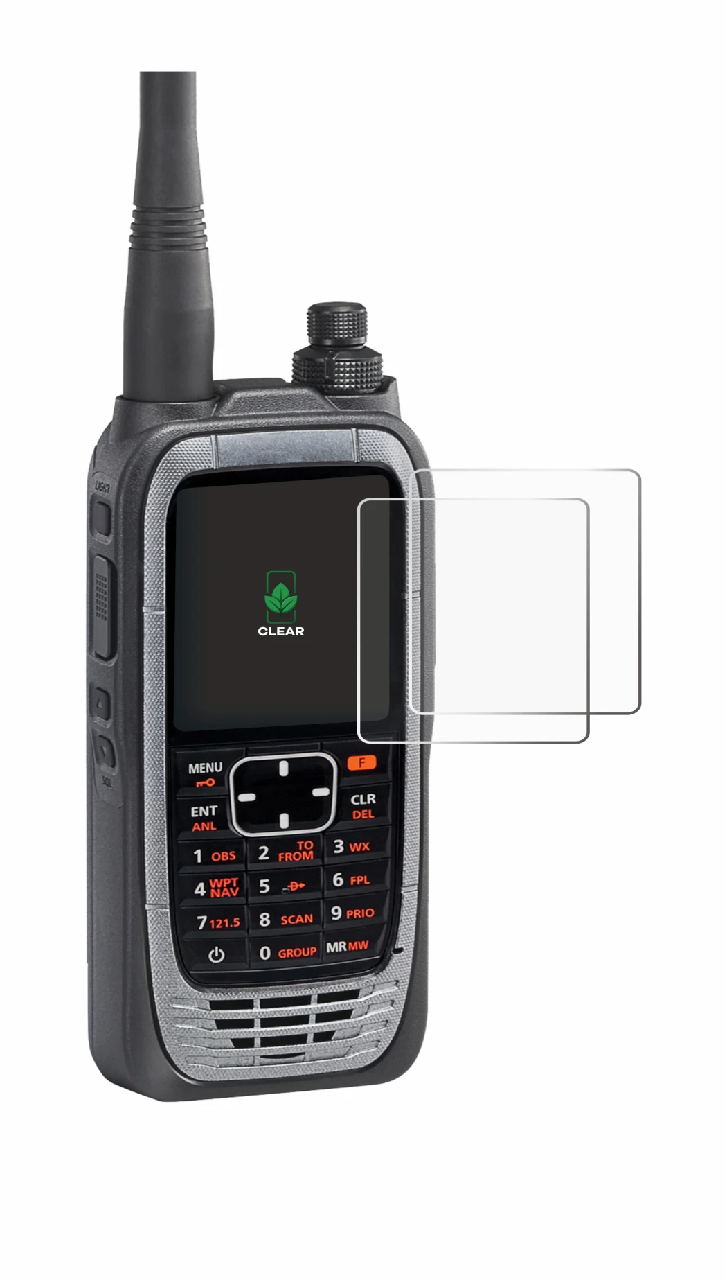 Image of the device Icom IC-A25NE /IC-A25CE with a wide variety of screen protectors.
