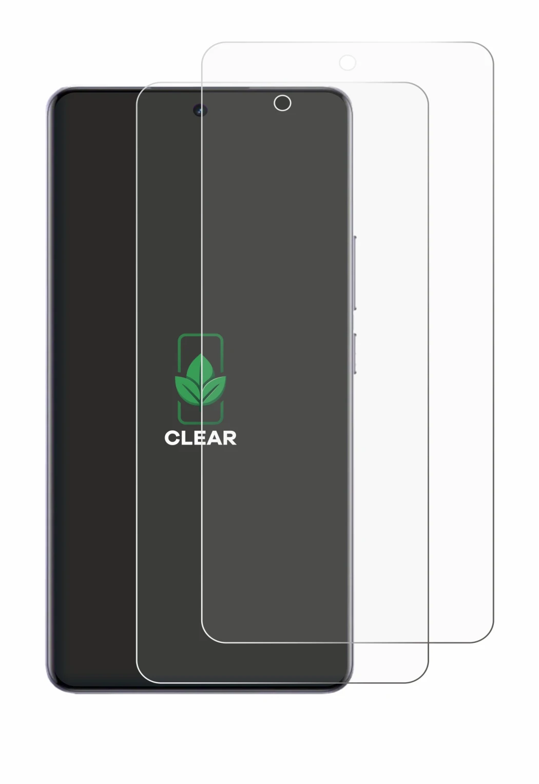 Image of the device realme 15 Pro with a wide variety of screen protectors.