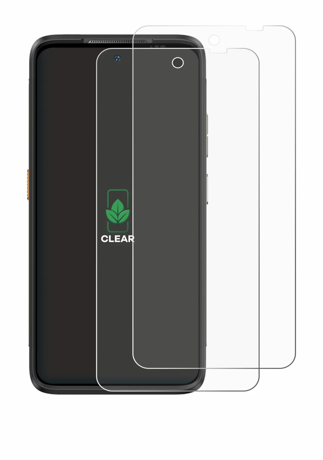 Image of the device Ulefone Armor 23 Ultra with a wide variety of screen protectors.