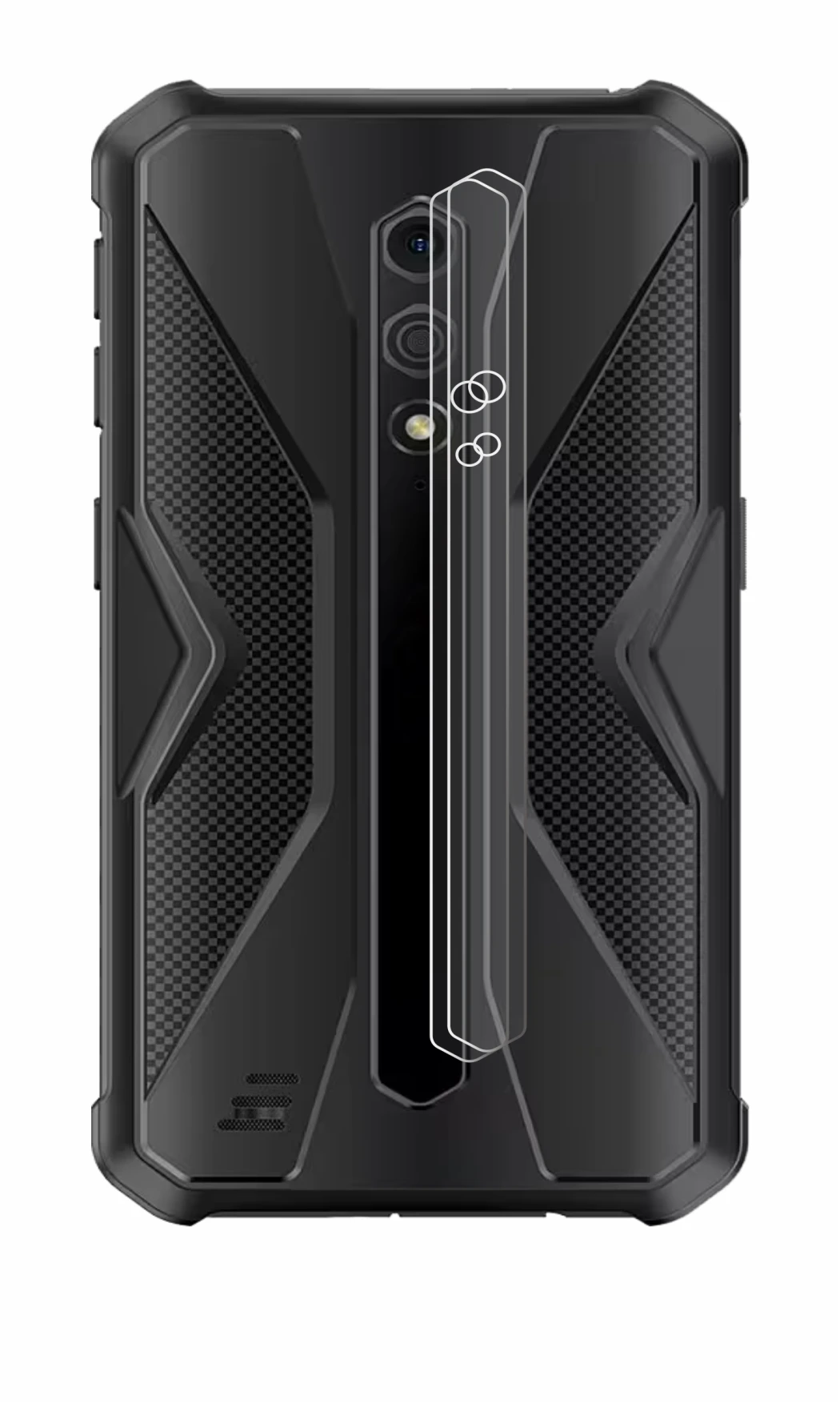 Image of the device Ulefone Armor X12 Pro (ONLY Camera Lens) with a wide variety of screen protectors.