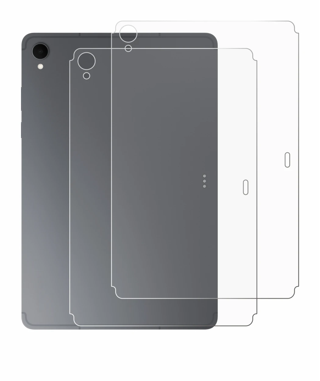 Image of the device Samsung Galaxy Tab S11 (Back) with a wide variety of screen protectors.