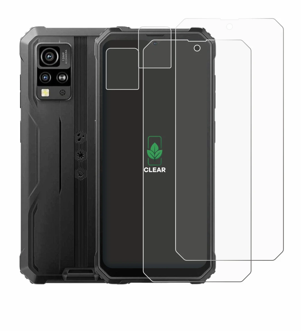 Image of the device Blackview BV4800 SE (Front+Camera) with a wide variety of screen protectors.