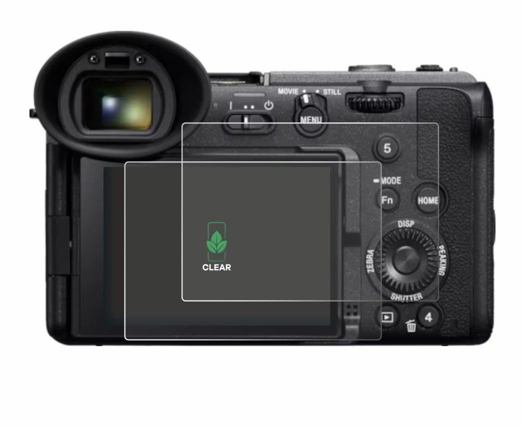 Image of the device Sony Cinema Line FX2 with a wide variety of screen protectors.