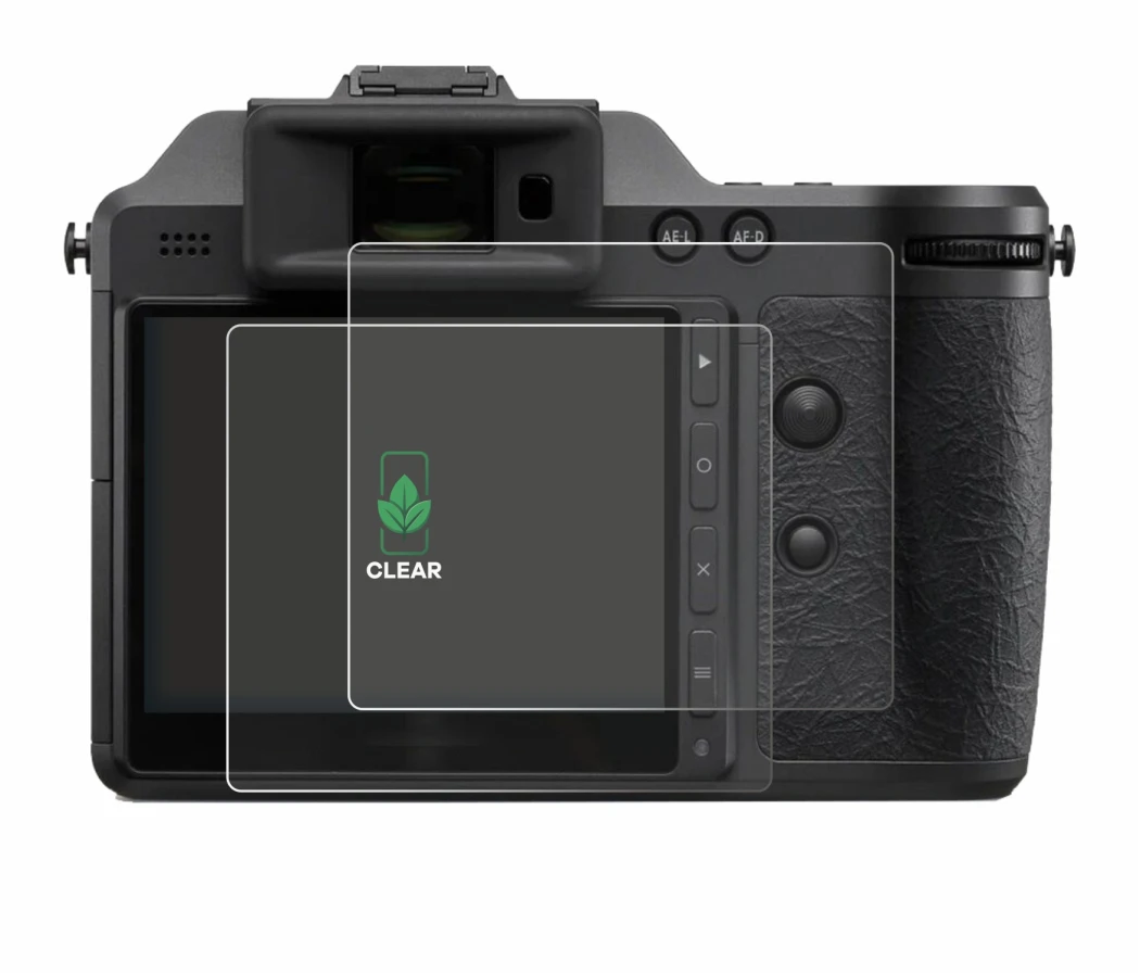 Image of the device Hasselblad X2D II 100C with a wide variety of screen protectors.