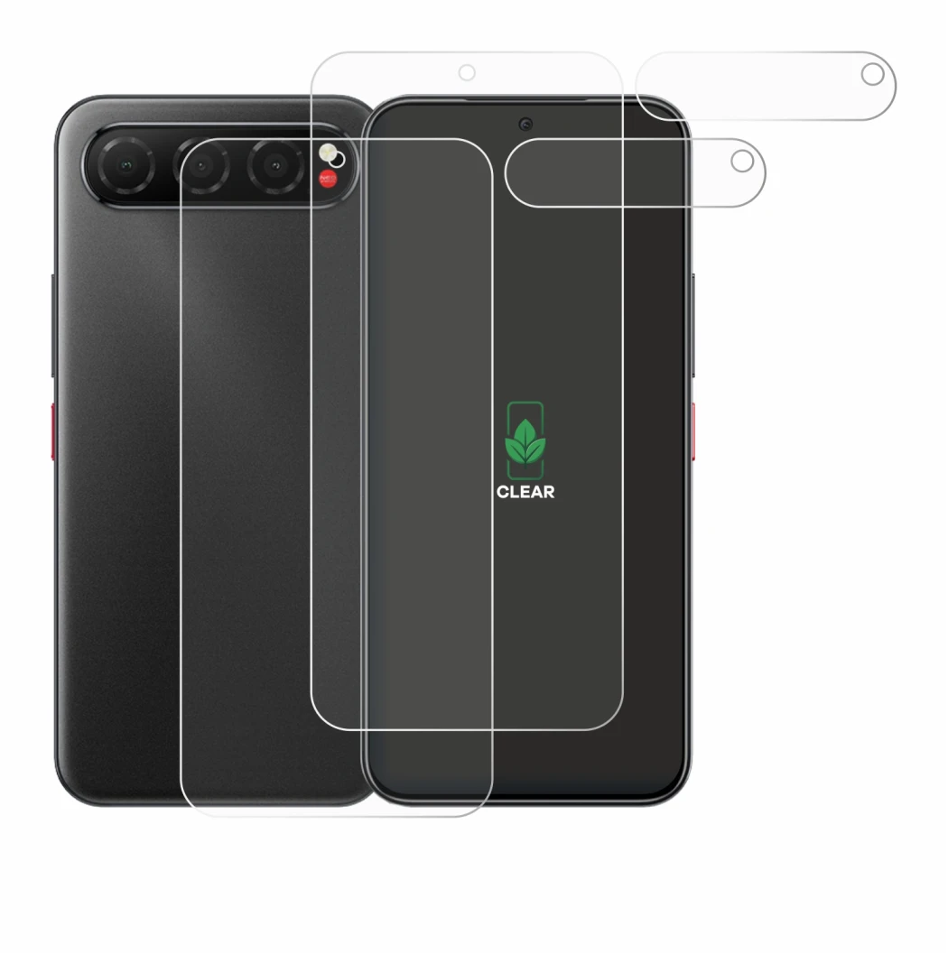 Image of the device Nubia Air (Front+Camera) with a wide variety of screen protectors.