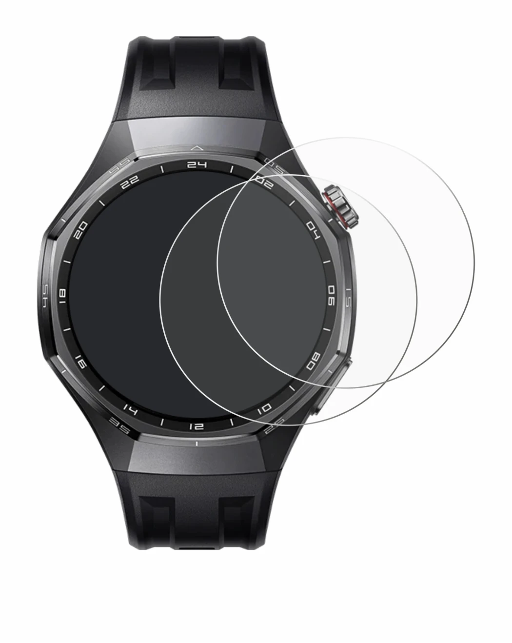 Image of the device Huawei Watch GT 6 Pro (46 mm) with a wide variety of screen protectors.