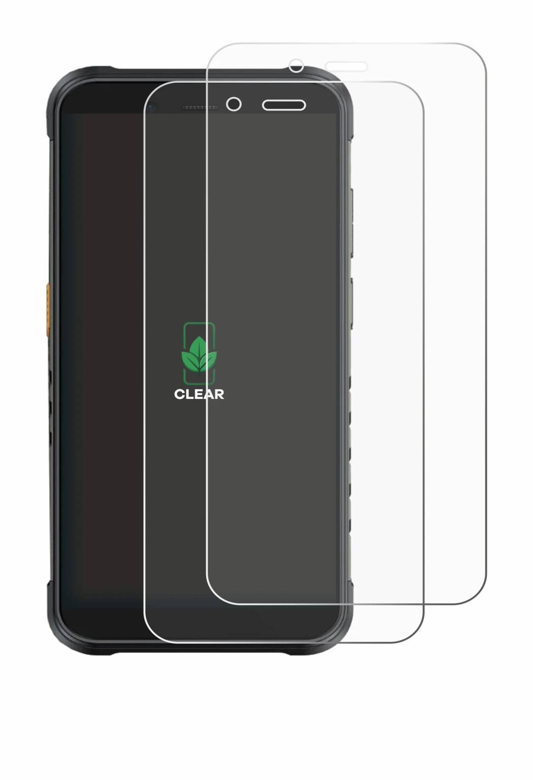 Image of the device Ulefone RugKing with a wide variety of screen protectors.