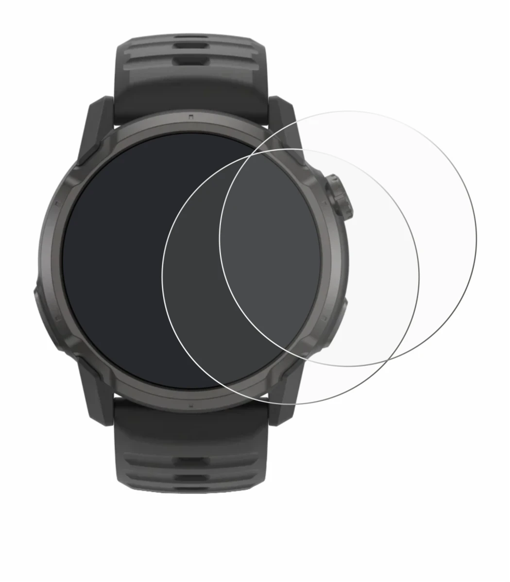 Image of the device Coros Apex 4 (42 mm) with a wide variety of screen protectors.