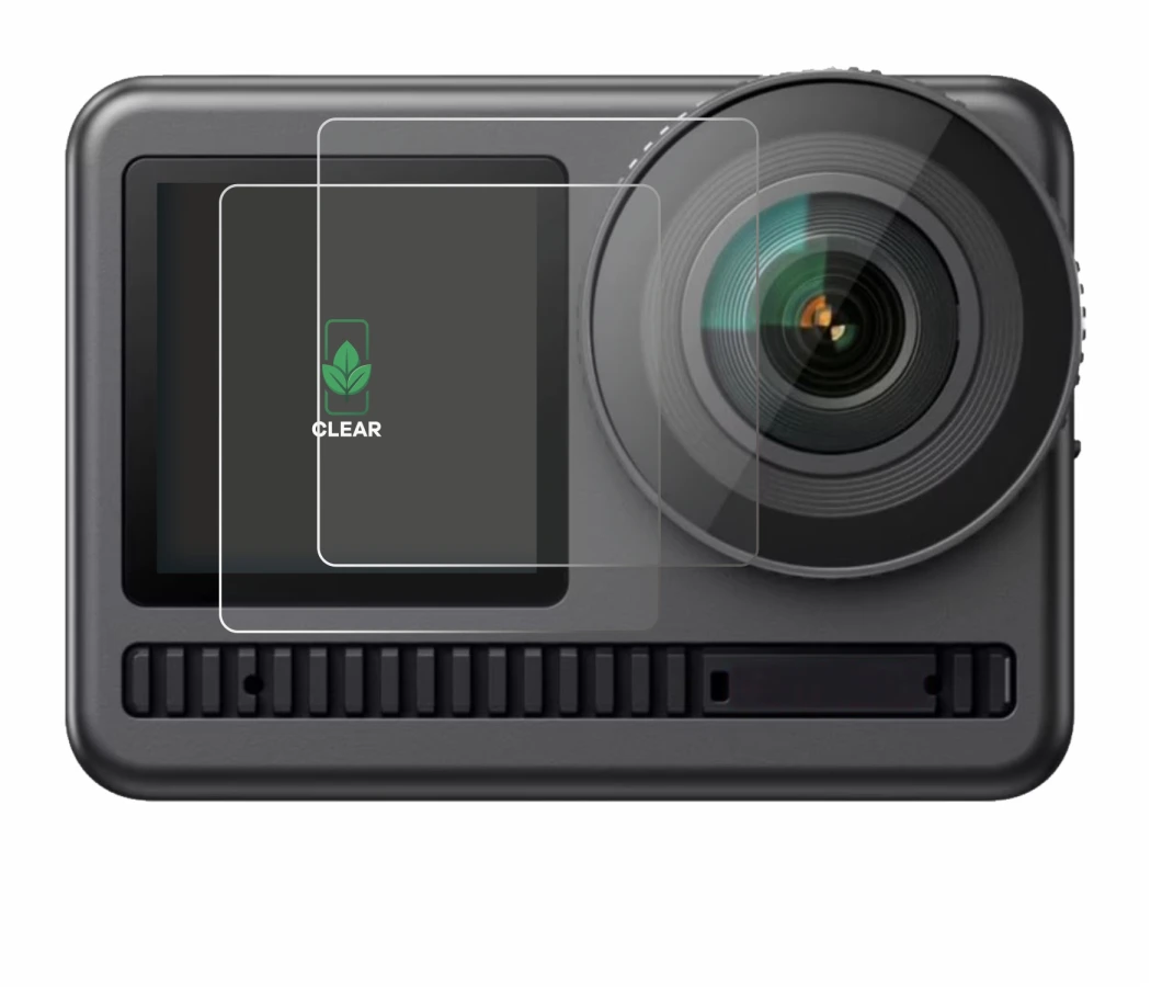 Image of the device Akaso Brave 8 (Front display) with a wide variety of screen protectors.