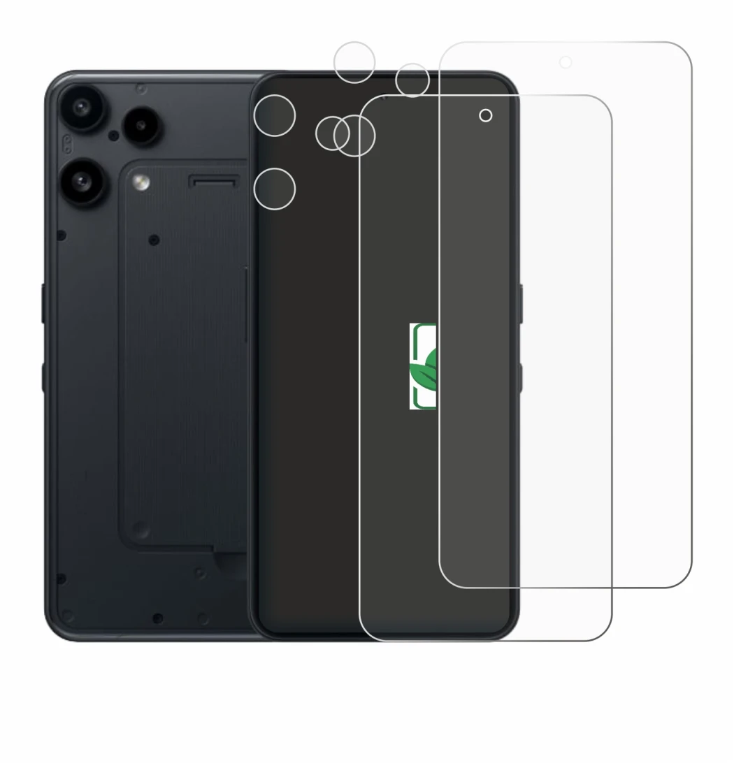 Image of the device Nothing Phone (3a) Lite (Front+Camera) with a wide variety of screen protectors.