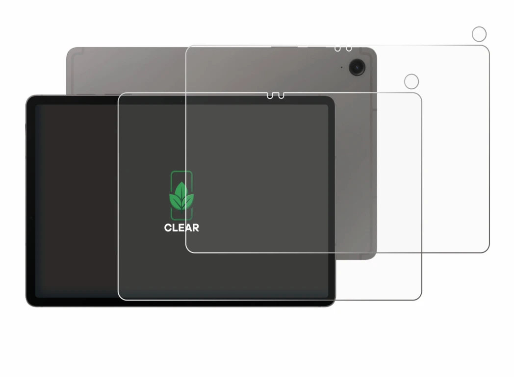 Image of the device Samsung Galaxy Tab S9 FE (Front+Camera) with a wide variety of screen protectors.