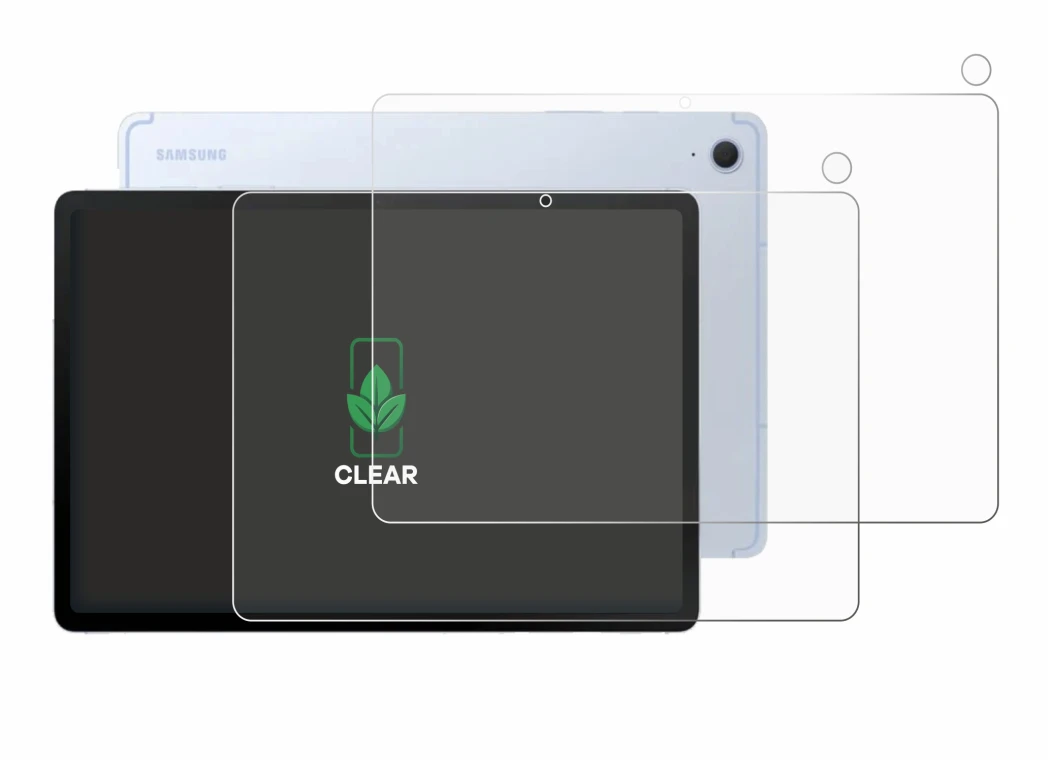 Image of the device Samsung Galaxy Tab S10 FE (Front+Camera) with a wide variety of screen protectors.