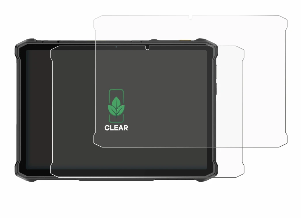 Image of the device Ulefone Armor Pad 5 Pro with a wide variety of screen protectors.