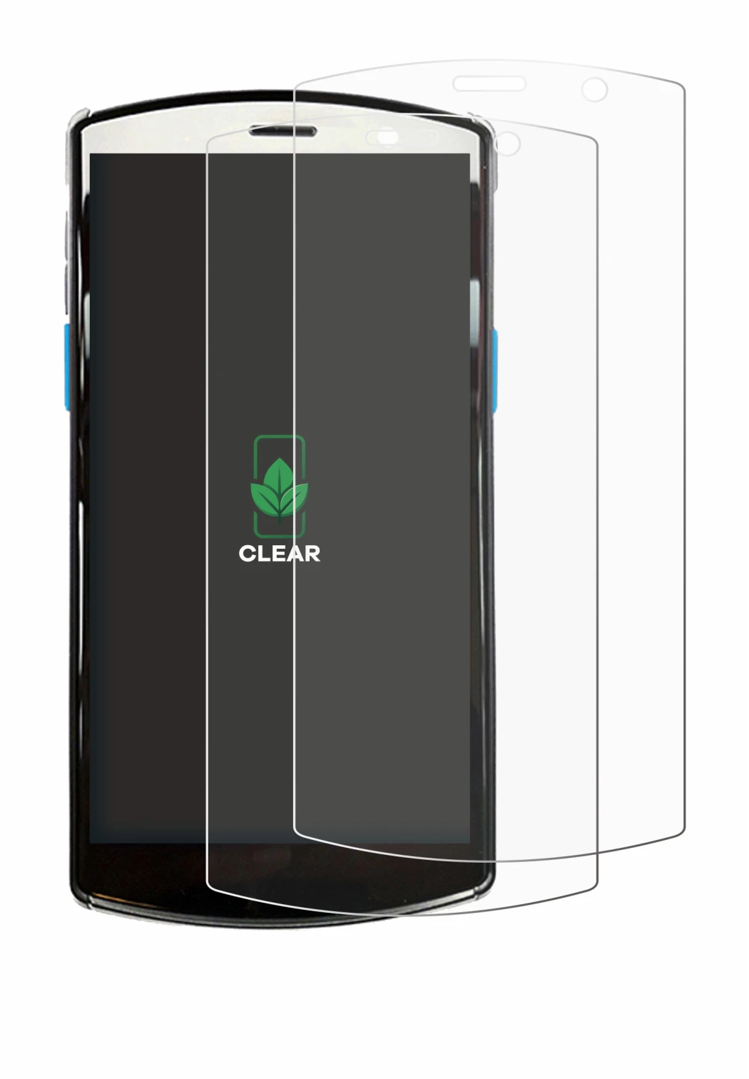 Image of the device Unitech EA510 with a wide variety of screen protectors.
