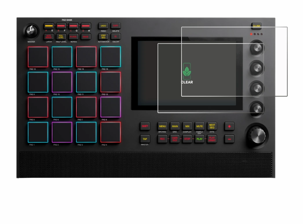 Image of the device Akai MPC Live III with a wide variety of screen protectors.