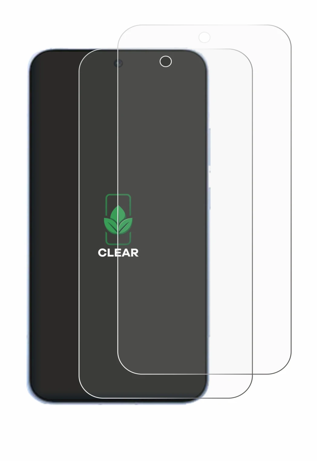 Image of the device Oppo Reno 15c with a wide variety of screen protectors.