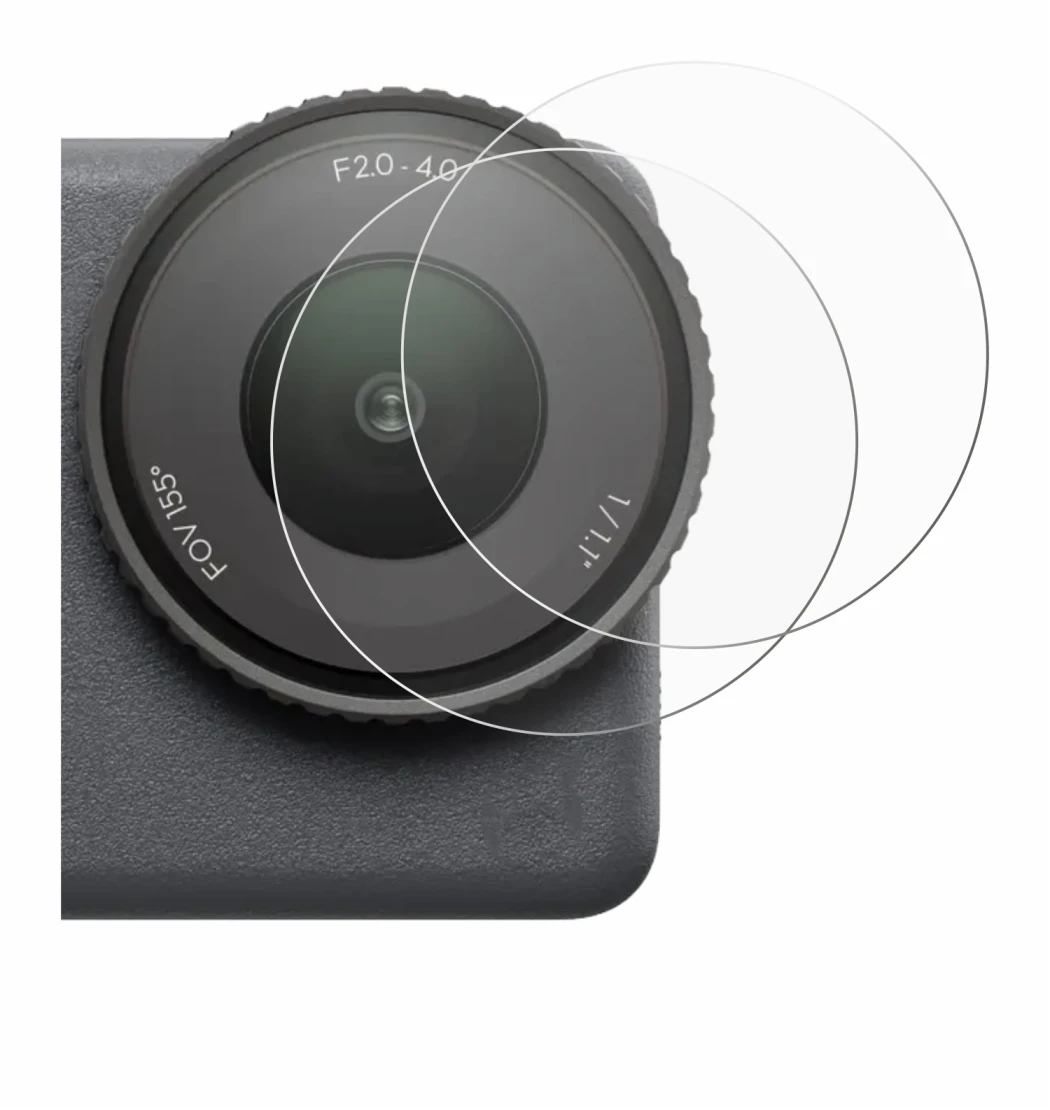 Image of the device DJI Osmo Action 6 (Lens) with a wide variety of screen protectors.