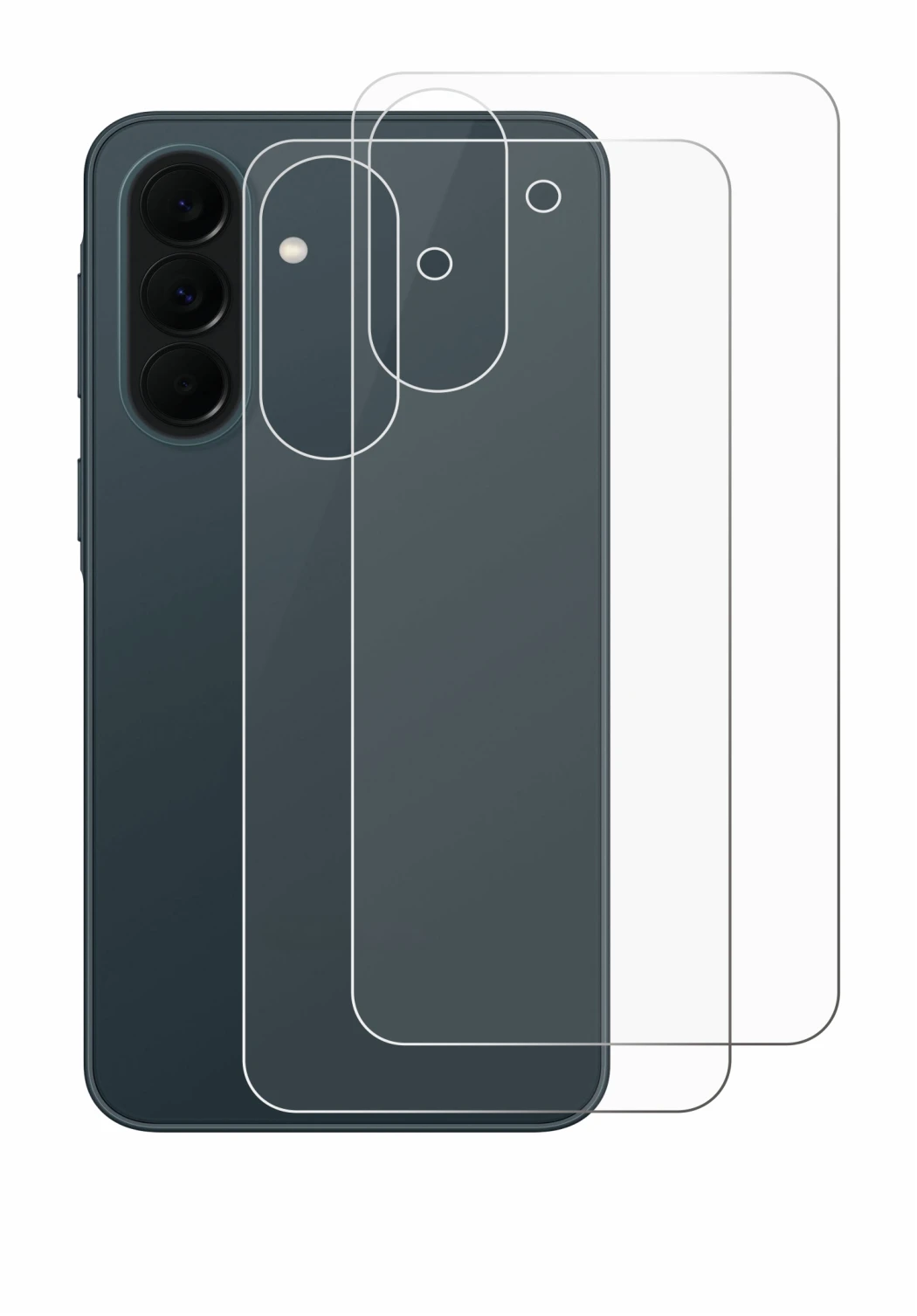 Image of the device Samsung Galaxy A37 5G (Back) with a wide variety of screen protectors.