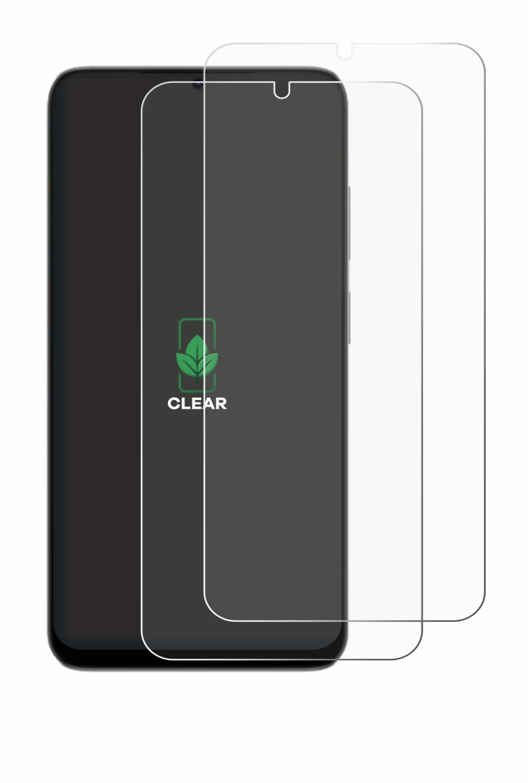 Image of the device Doogee Note 56X with a wide variety of screen protectors.