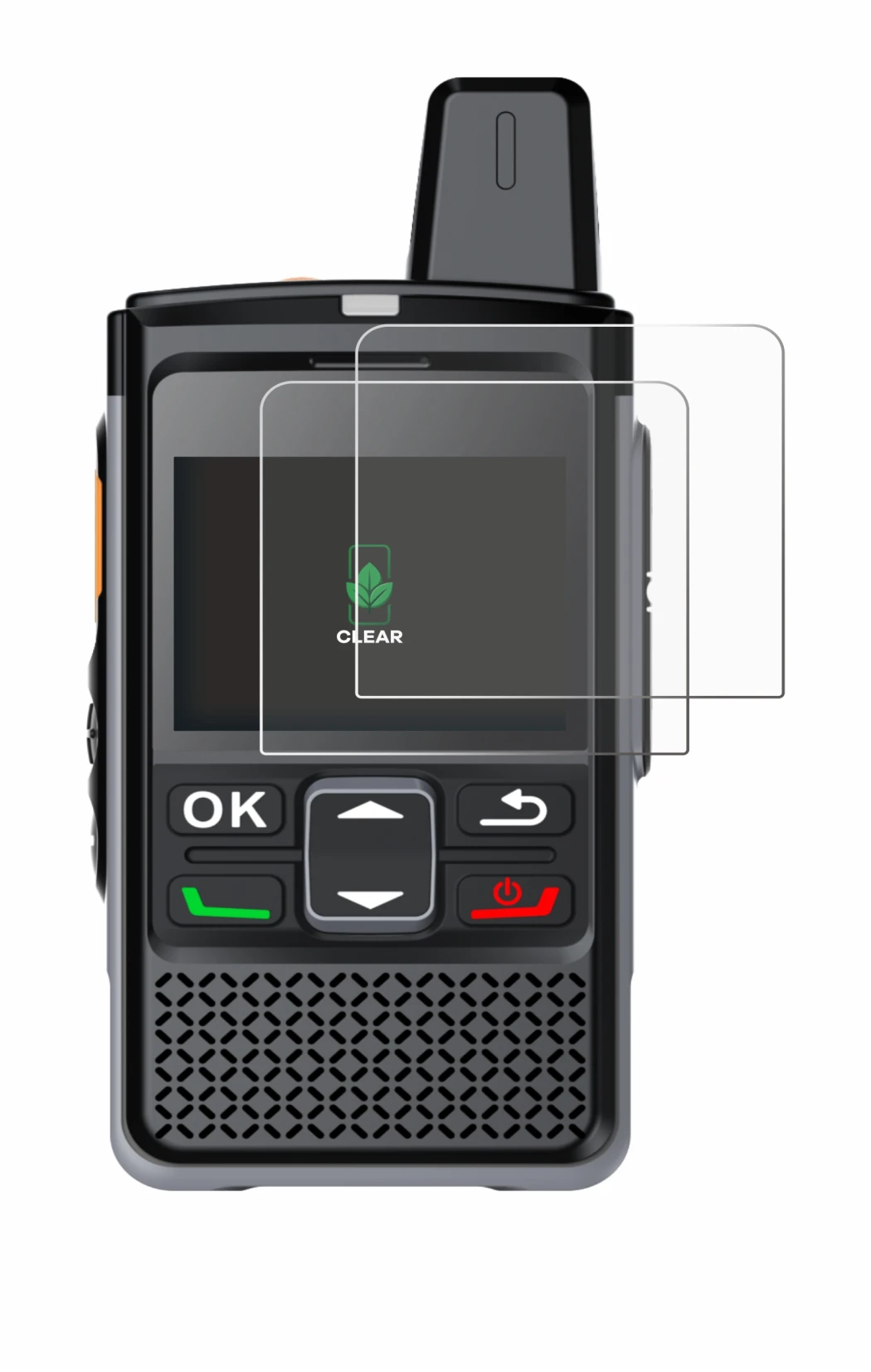 Image of the device Hytera PNC360S with a wide variety of screen protectors.