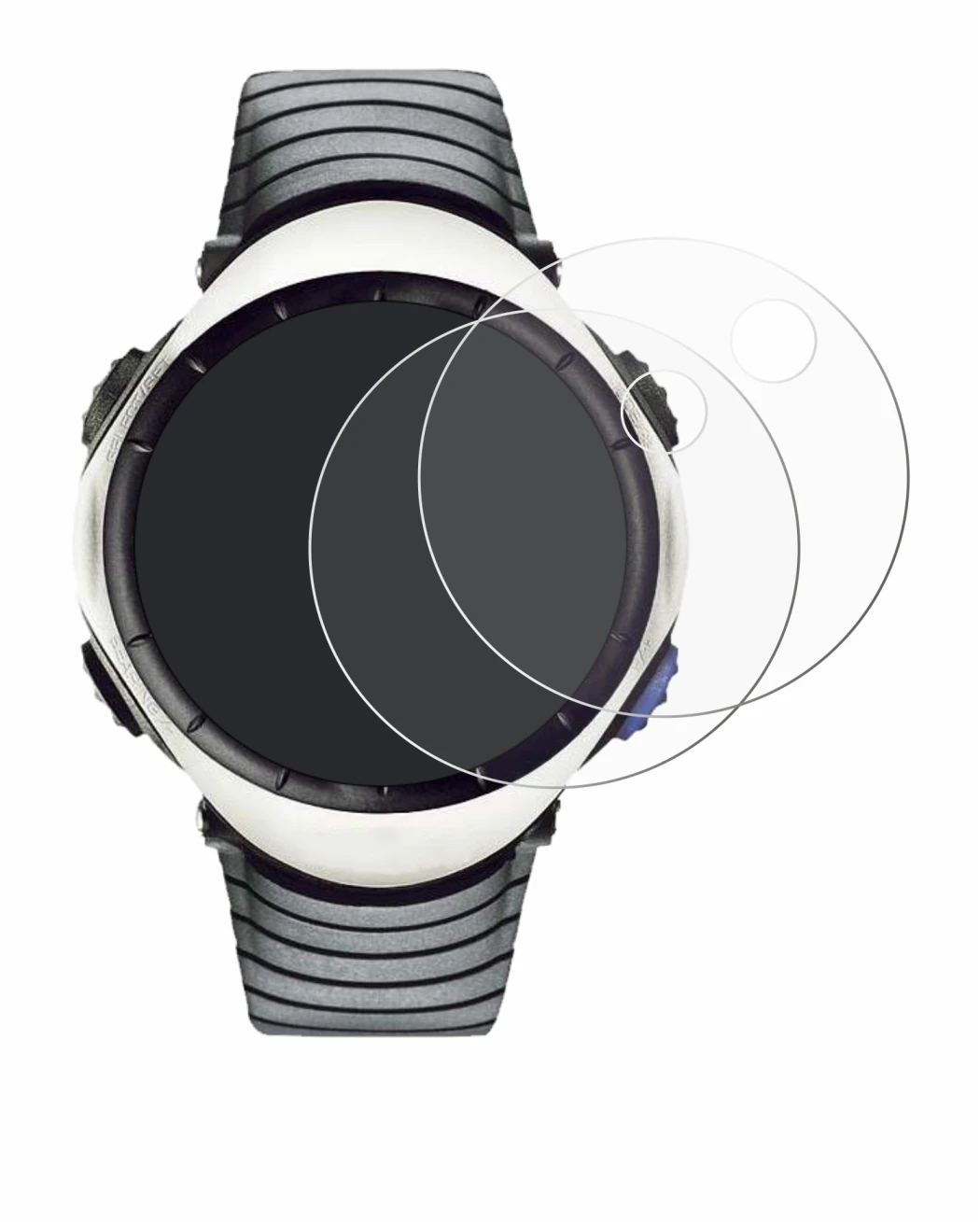 Image of the device Suunto Regatta with a wide variety of screen protectors.