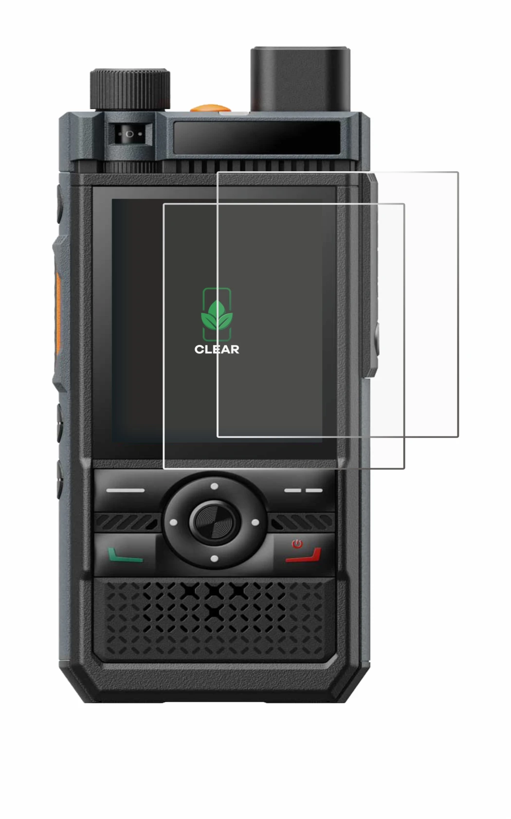 Image of the device Hytera P50 with a wide variety of screen protectors.